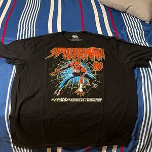 Black Marvel Spiderman t shirt. *it’s very comfortable with pjs!*